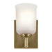 Kichler 45572NBR One Light Wall Sconce, Natural Brass (4)