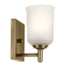 Kichler 45572NBR One Light Wall Sconce, Natural Brass (6)