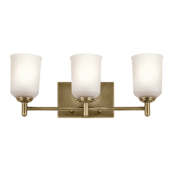 Kichler 45574NBR Three Light Bath, Natural Brass (3)