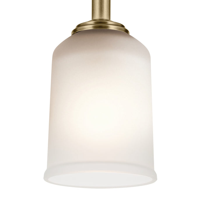 Kichler 43674NBR One Light Mini Pendant, Natural Brass (3)