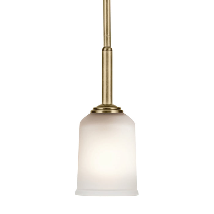Kichler 43674NBR One Light Mini Pendant, Natural Brass (5)