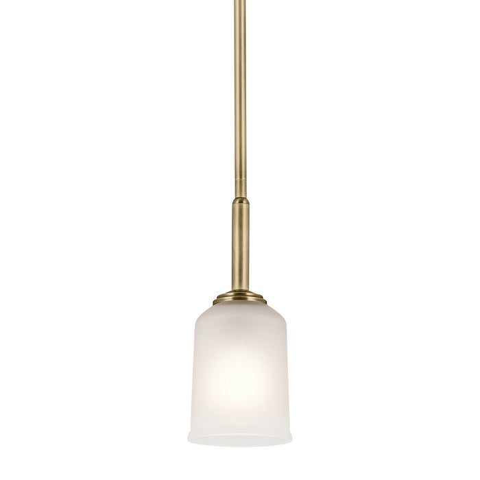 Kichler 43674NBR One Light Mini Pendant, Natural Brass (6)