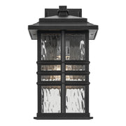 Kichler 49830BKT One Light Outdoor Wall Mount, Textured Black (3)