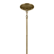 Kichler 43670NBR Three Light Mini Chandelier, Natural Brass (2)