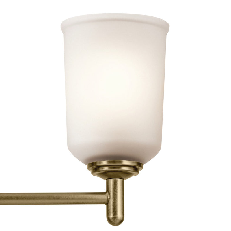 Kichler 43670NBR Three Light Mini Chandelier, Natural Brass (3)