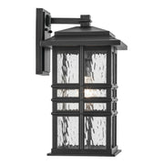 Kichler 49831BKT One Light Outdoor Wall Mount, Textured Black (4)