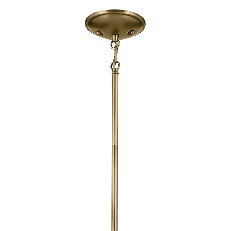Kichler 43671NBR Five Light Chandelier, Natural Brass (2)