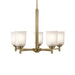 Kichler 43671NBR Five Light Chandelier, Natural Brass (4)