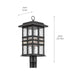 Kichler 49832BKT One Light Outdoor Post Mount, Textured Black (2)