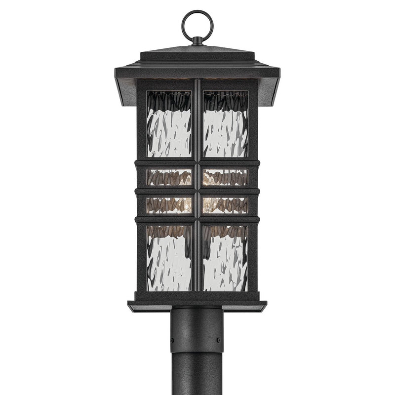 Kichler 49832BKT One Light Outdoor Post Mount, Textured Black (3)
