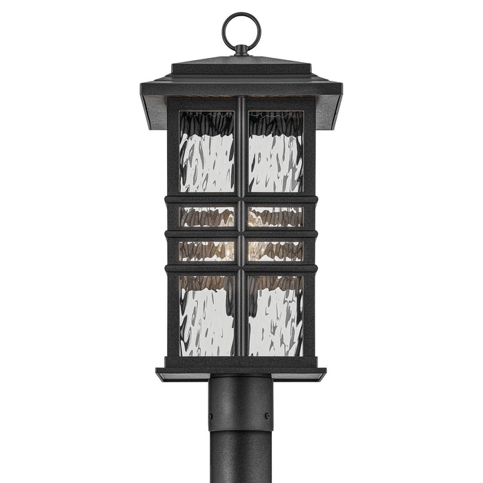Kichler 49832BKT One Light Outdoor Post Mount, Textured Black (3)