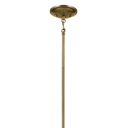 Kichler 43672NBR Nine Light Chandelier, Natural Brass (2)