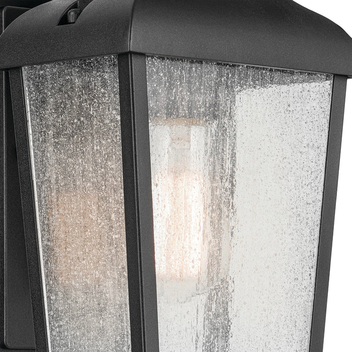 Kichler 49735BKT One Light Outdoor Wall Mount, Textured Black (2)