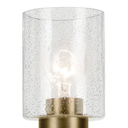 Kichler 45910NBR One Light Wall Sconce, Natural Brass (2)