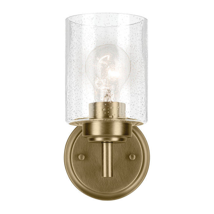 Kichler 45910NBR One Light Wall Sconce, Natural Brass (4)
