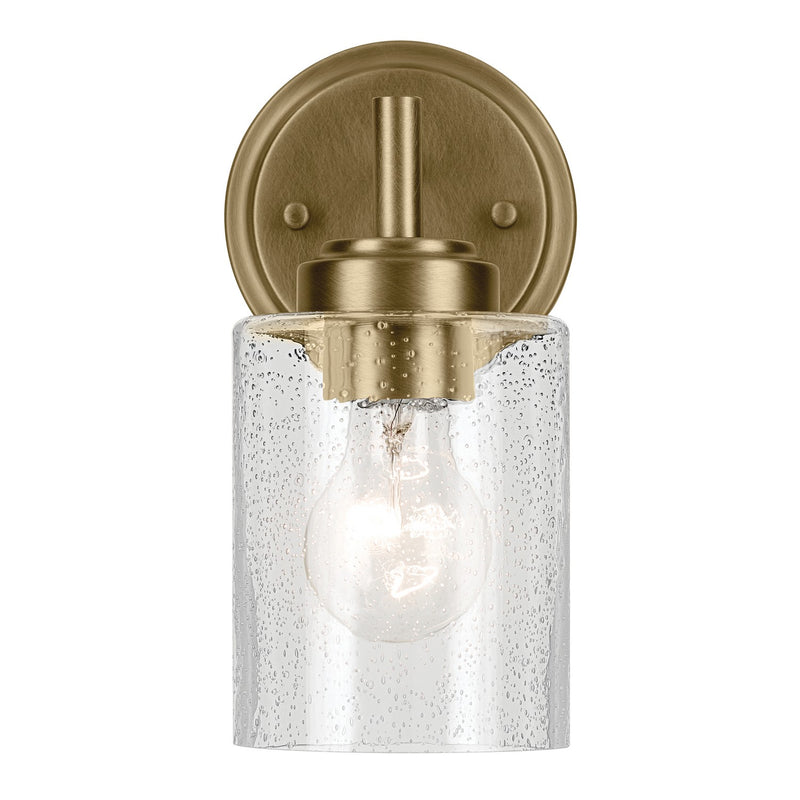 Kichler 45910NBR One Light Wall Sconce, Natural Brass (5)