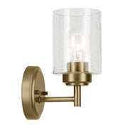 Kichler 45910NBR One Light Wall Sconce, Natural Brass (6)
