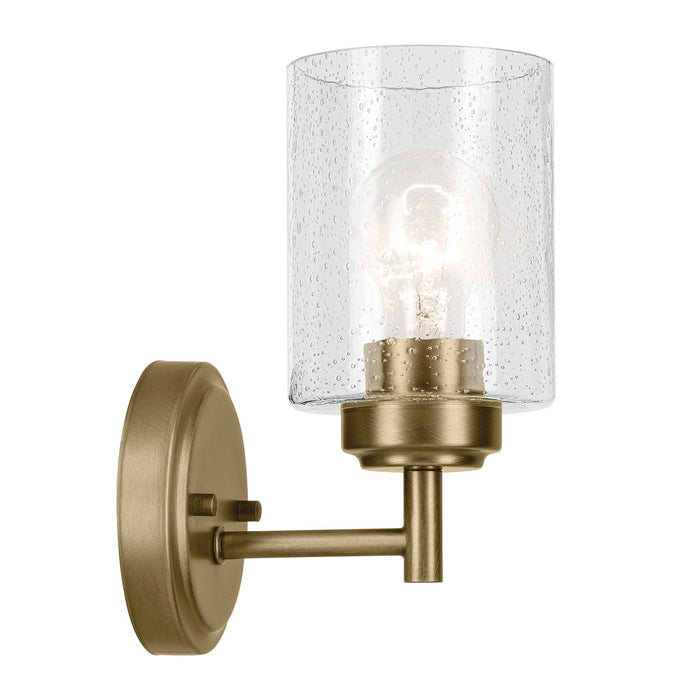 Kichler 45910NBR One Light Wall Sconce, Natural Brass (6)