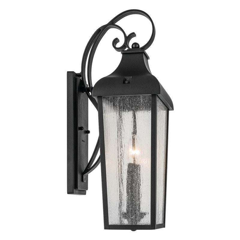 Kichler 49737BKT Two Light Outdoor Wall Mount, Textured Black (4)