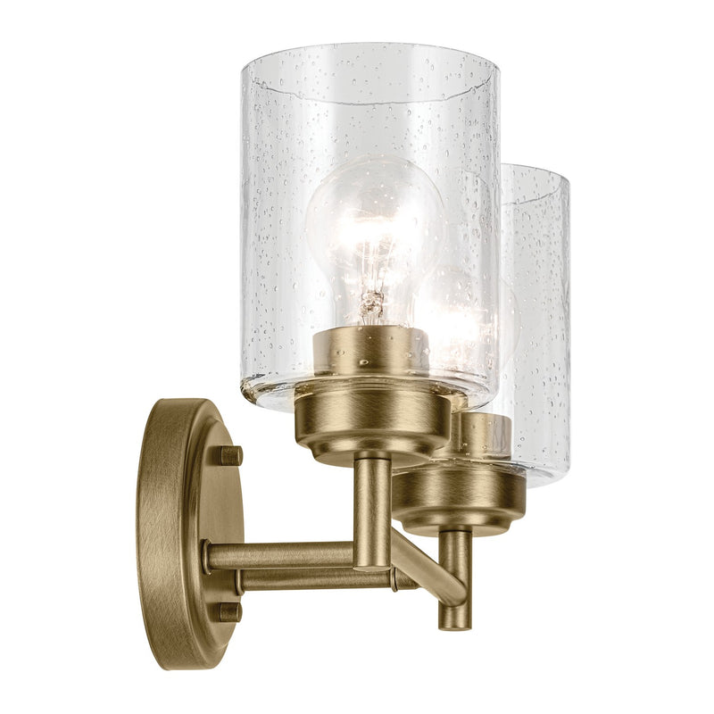 Kichler 45885NBR Two Light Bath, Natural Brass (5)