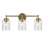 Kichler 45886NBR Three Light Bath, Natural Brass (4)