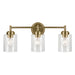Kichler 45886NBR Three Light Bath, Natural Brass (4)