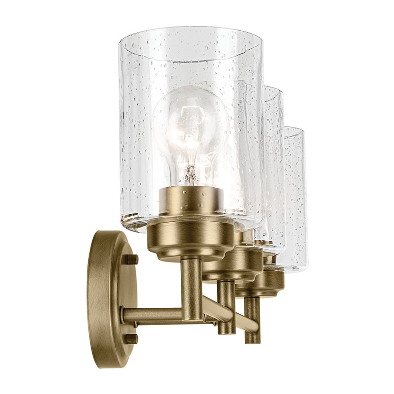 Kichler 45886NBR Three Light Bath, Natural Brass (5)