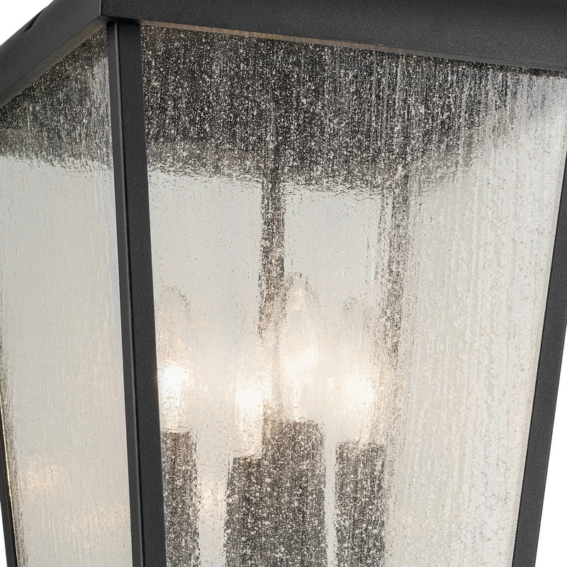 Kichler 49740BKT Four Light Outdoor Pendant, Textured Black (3)