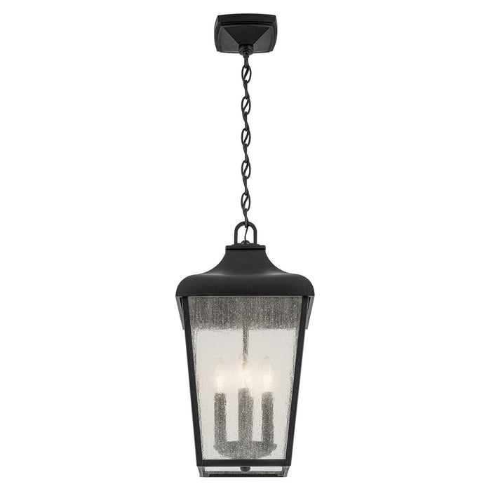 Kichler 49740BKT Four Light Outdoor Pendant, Textured Black (5)