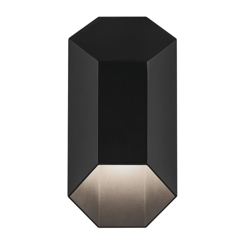 Kichler 49607BKLED LED Outdoor Wall Mount, Black (3)