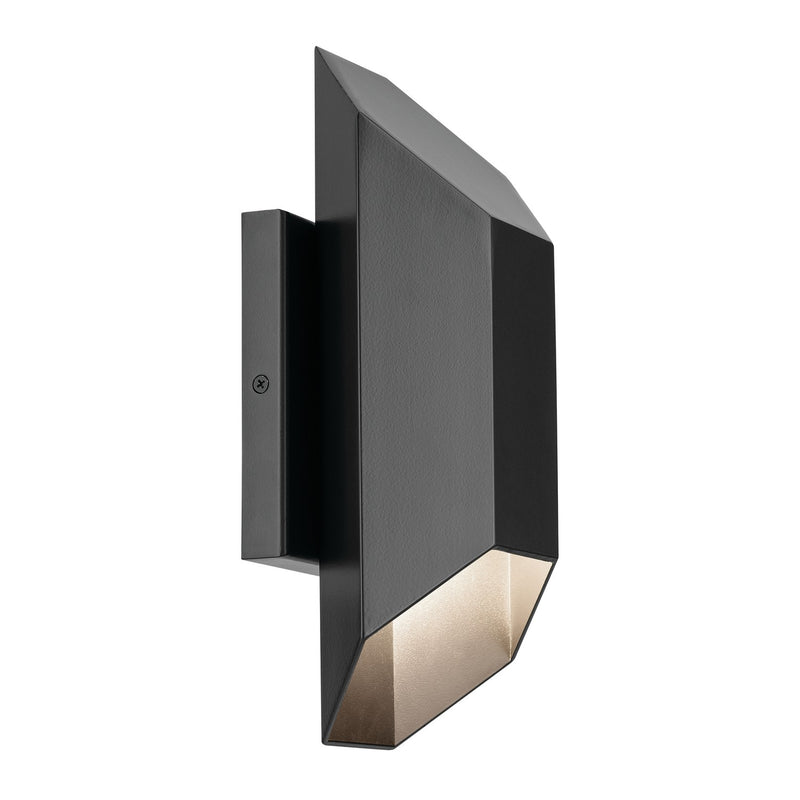 Kichler 49607BKLED LED Outdoor Wall Mount, Black (5)