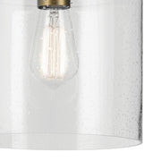 Kichler 44033NBR One Light Semi Flush Mount, Natural Brass (3)