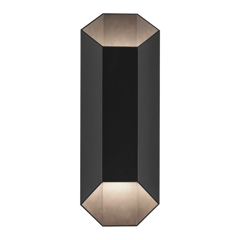 Kichler 49608BKLED LED Outdoor Wall Mount, Black (3)