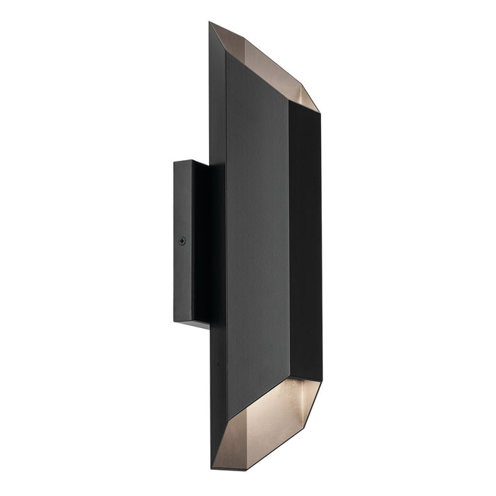 Kichler 49608BKLED LED Outdoor Wall Mount, Black (5)