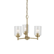 Kichler 44029NBR Three Light Mini Chandelier, Natural Brass (5)