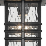 Kichler 49829BKT One Light Outdoor Wall Mount, Textured Black (2)