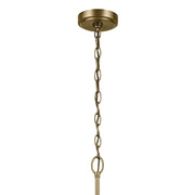 Kichler 44034NBR Three Light Chandelier, Natural Brass (2)