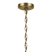 Kichler 44030NBR Five Light Chandelier, Natural Brass (3)