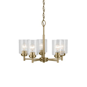 Kichler 44030NBR Five Light Chandelier, Natural Brass (4)