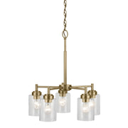 Kichler 44030NBR Five Light Chandelier, Natural Brass (5)