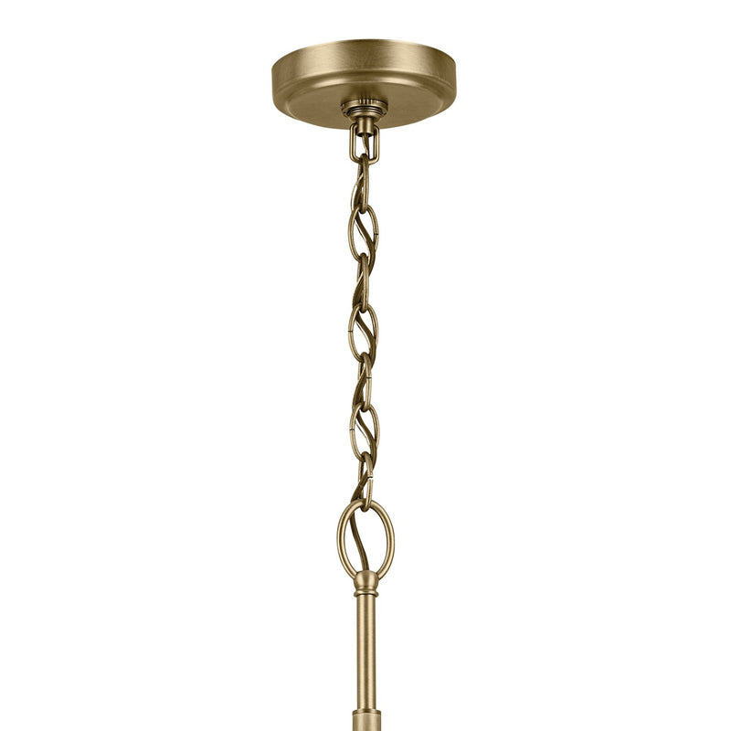 Kichler 44031NBR Nine Light Chandelier, Natural Brass (2)