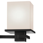 Kichler 45149BK One Light Wall Sconce, Black (2)