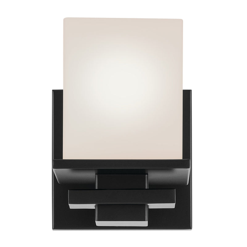 Kichler 45149BK One Light Wall Sconce, Black (4)