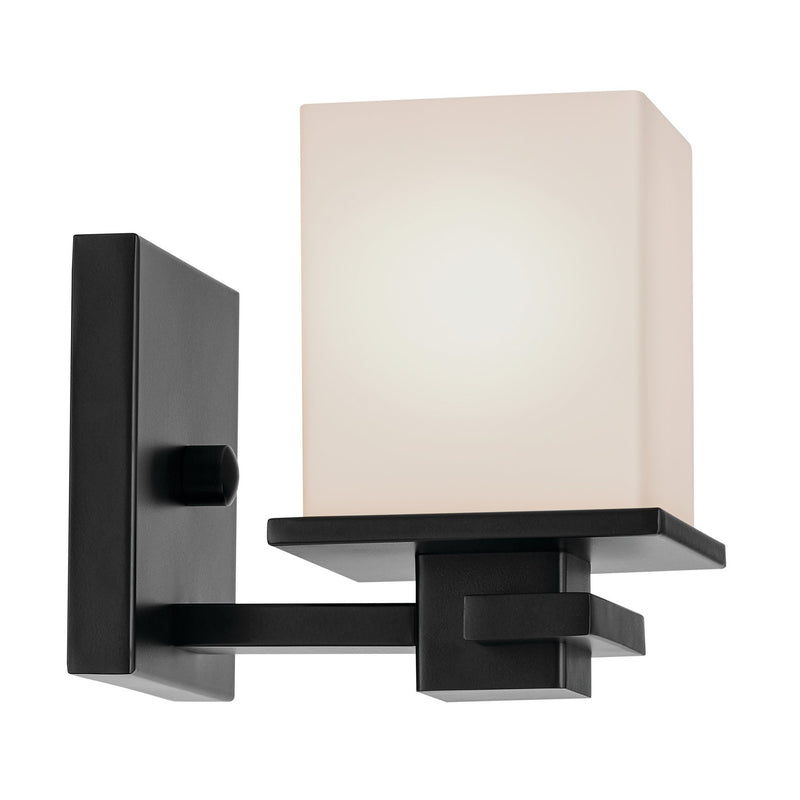 Kichler 45149BK One Light Wall Sconce, Black (6)