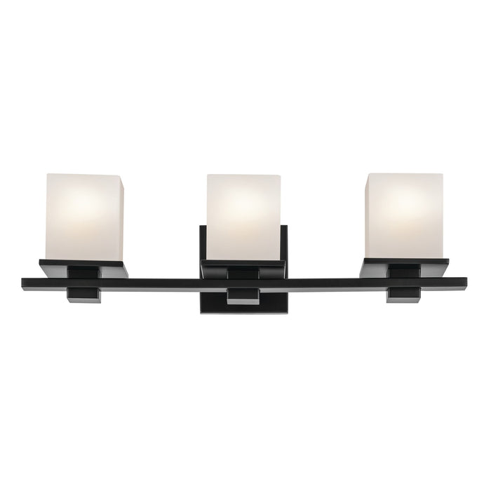 Kichler 45151BK Three Light Bath, Black (3)
