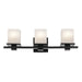 Kichler 45151BK Three Light Bath, Black (3)
