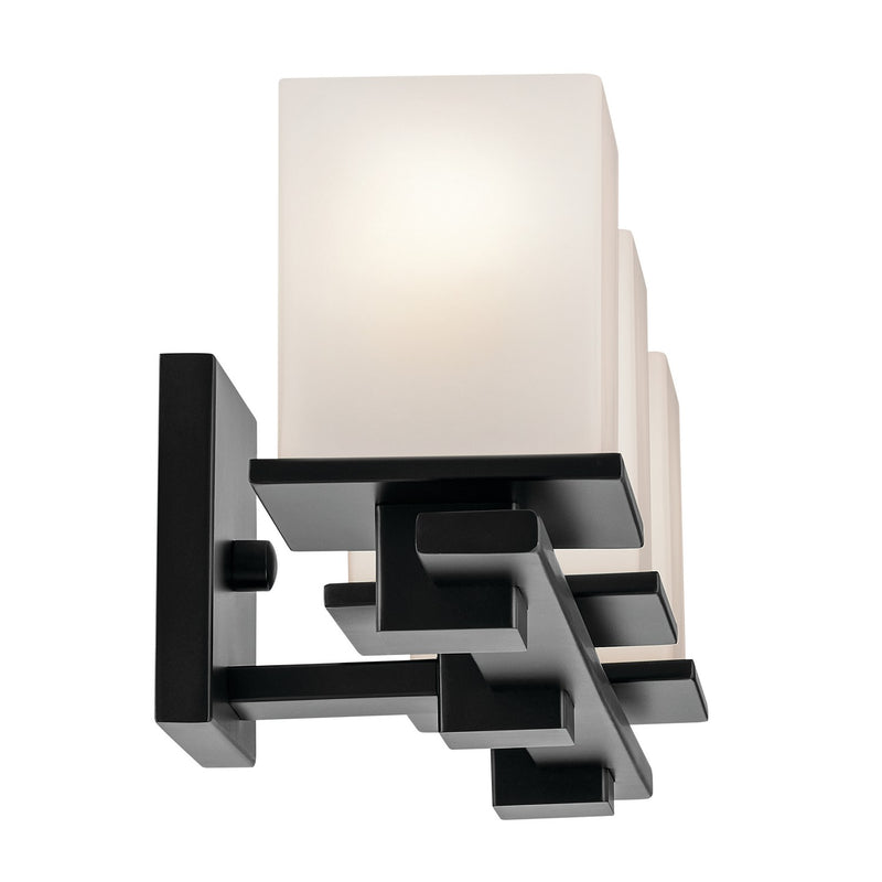 Kichler 45151BK Three Light Bath, Black (5)