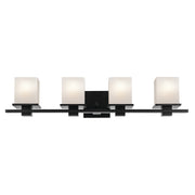 Kichler 45152BK Four Light Bath, Black (3)