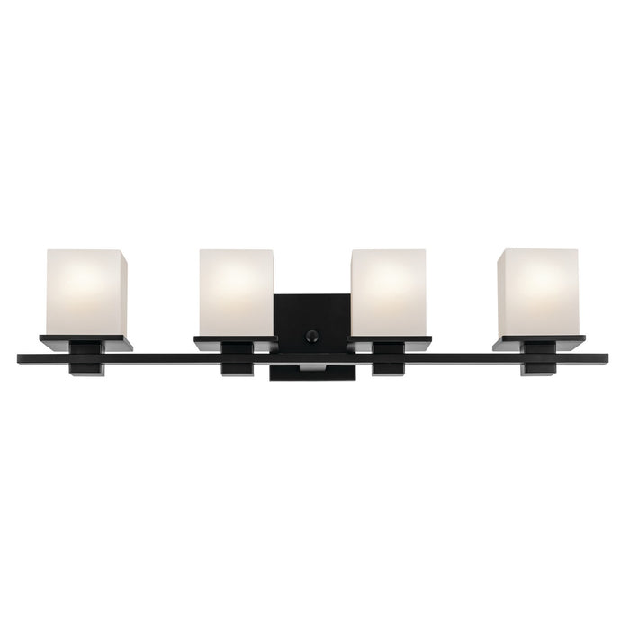 Kichler 45152BK Four Light Bath, Black (3)
