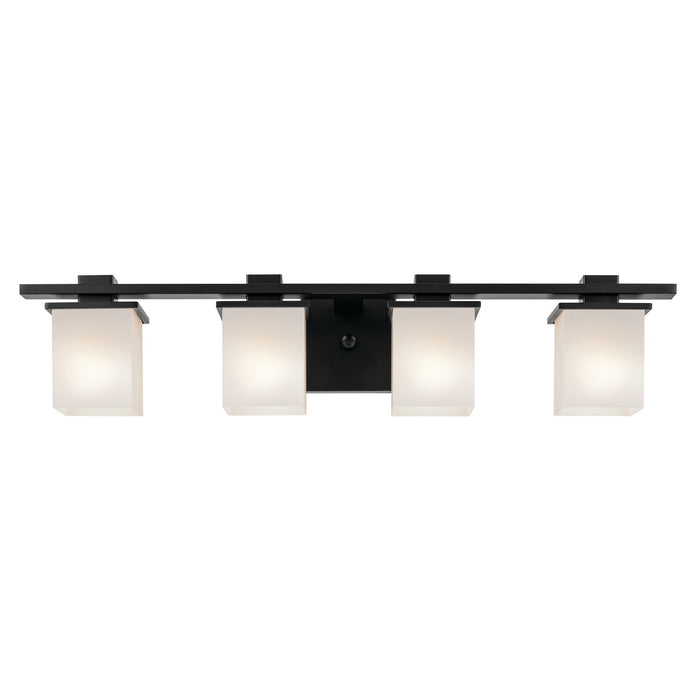Kichler 45152BK Four Light Bath, Black (4)